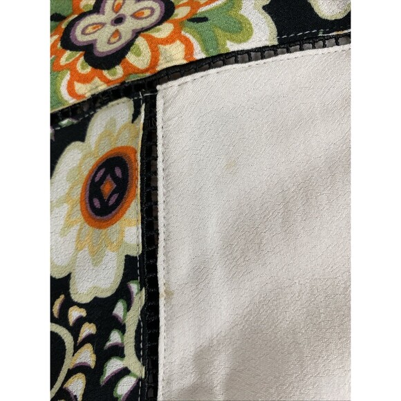 Vanessa Virginia Anthropologie Top Augustina Size S Fringed Boho Floral Beige - Picture 10 of 14